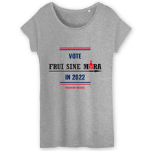 Charger l&#39;image dans la galerie, T-shirt Femme 100% Coton BIO TW043 Vote For FSM - FRUI SINE MORA

