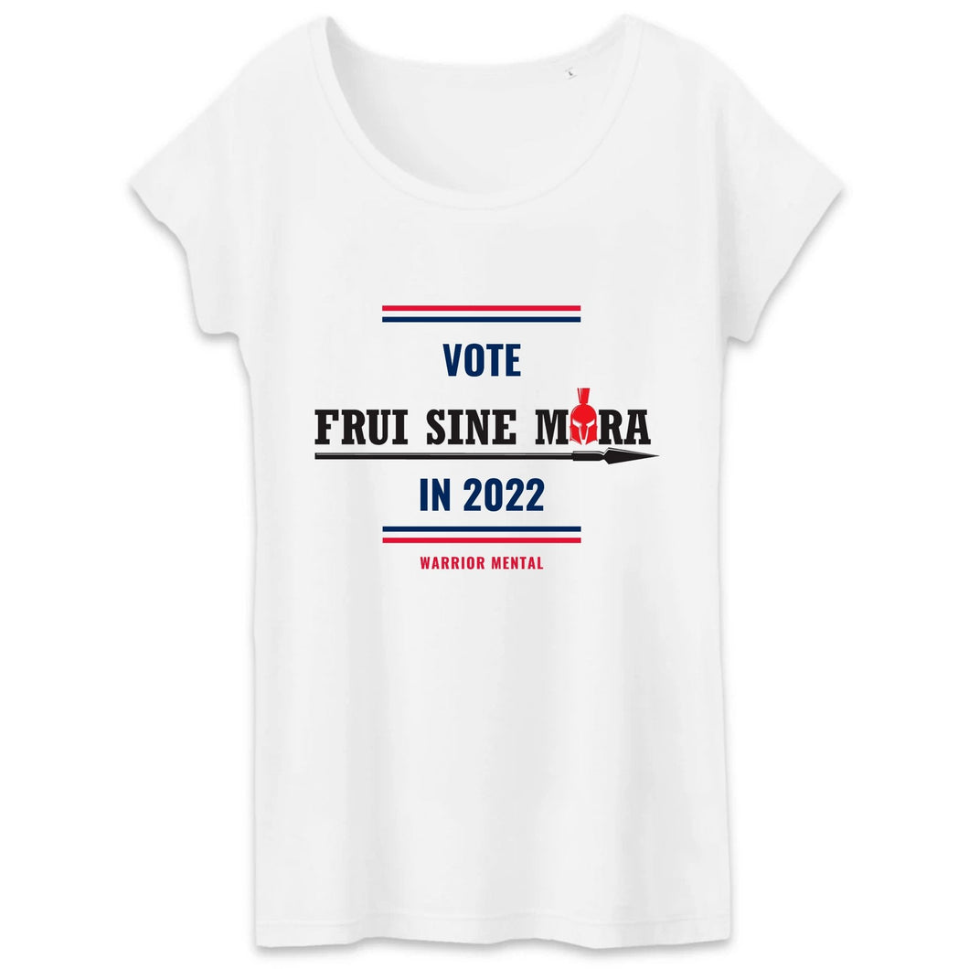 T-shirt Femme 100% Coton BIO TW043 Vote For FSM - FRUI SINE MORA