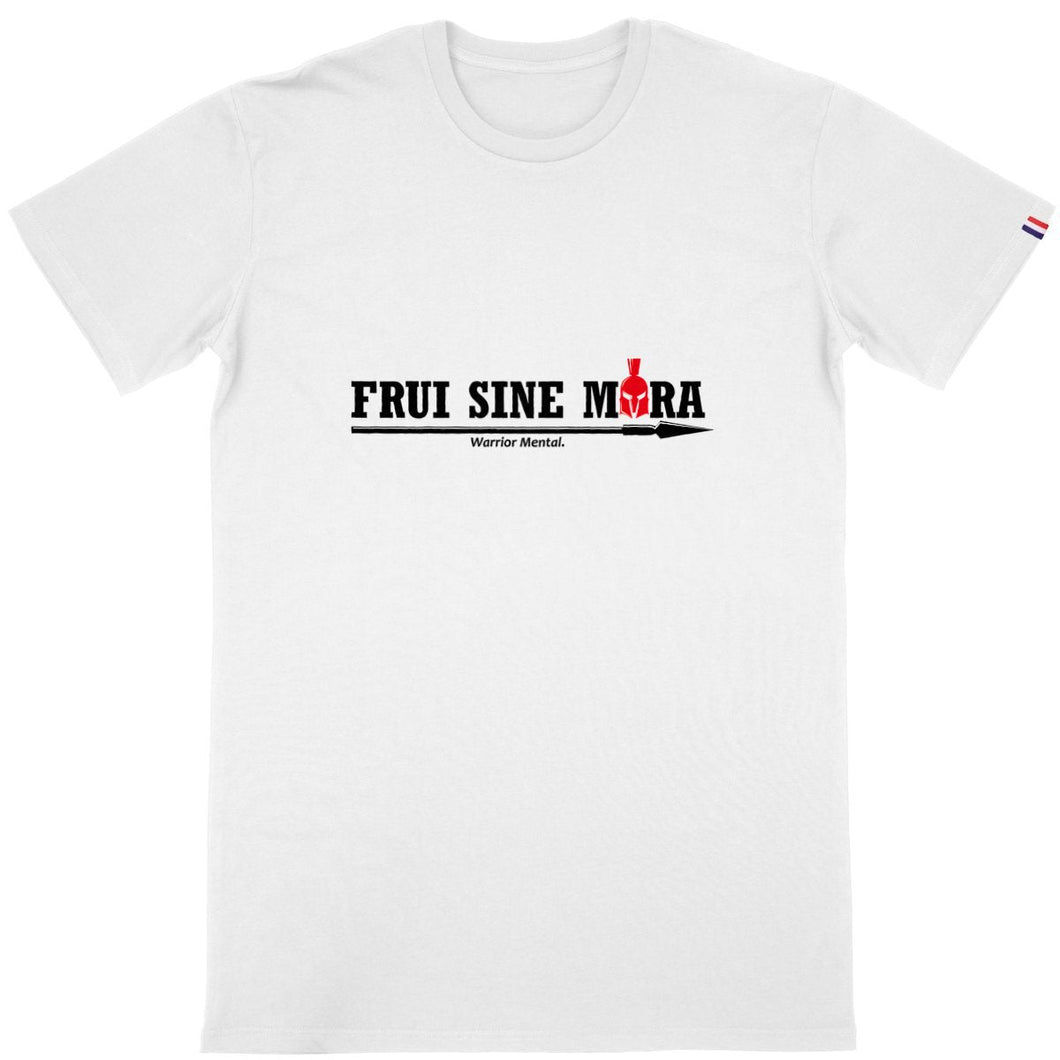 T-shirt Homme Made in France 100% Coton BIO Lance Noire CR - FRUI SINE MORA