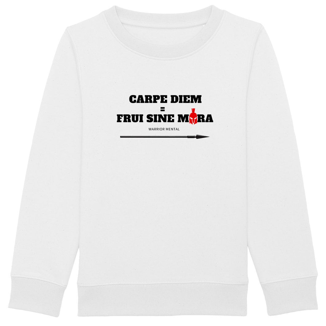 Sweat-shirt Enfant Bio MINI CHANGER FSM Carpe Diem - FRUI SINE MORA