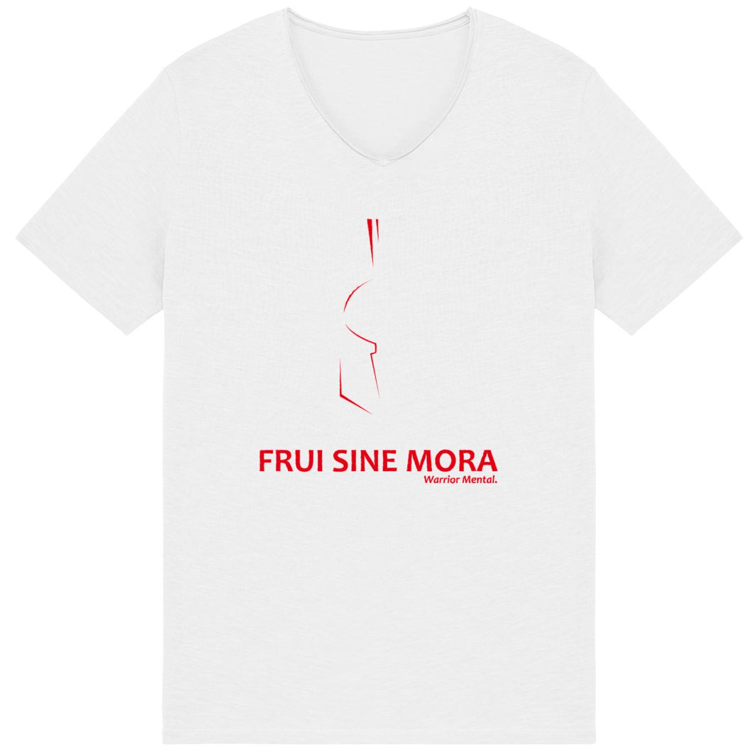 IMAGINER T-shirt Unisexe Aspect Vieilli Lignes Rouges - FRUI SINE MORA