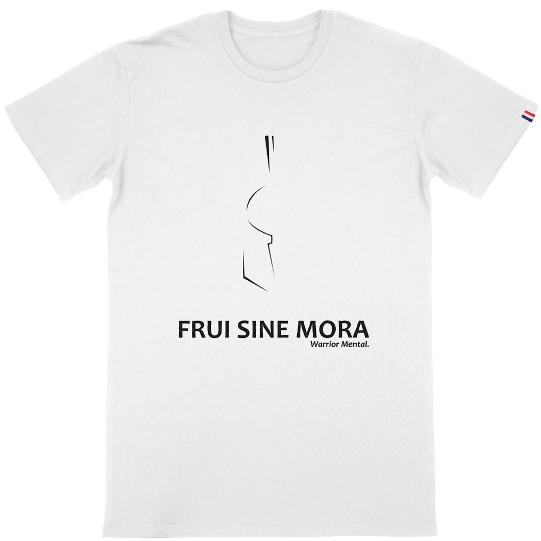 T-shirt Homme Made in France 100% Coton BIO FSM Lignes Noires - FRUI SINE MORA