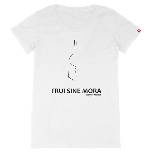 T-shirt Femme Made in France 100% Coton BIO FSM Lignes Noires - FRUI SINE MORA