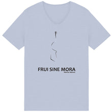 Load image into Gallery viewer, IMAGINER T-shirt Unisexe Aspect Vieilli FSM Lignes Noires - FRUI SINE MORA
