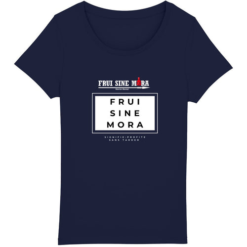 T-shirt Femme 100% Coton BIO TW043 Black Pearl - FRUI SINE MORA