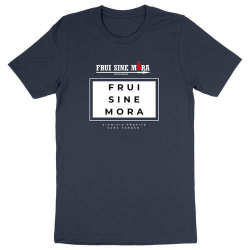 T-shirt Homme Col rond 100% Coton BIO TM042 Black Pearl - FRUI SINE MORA