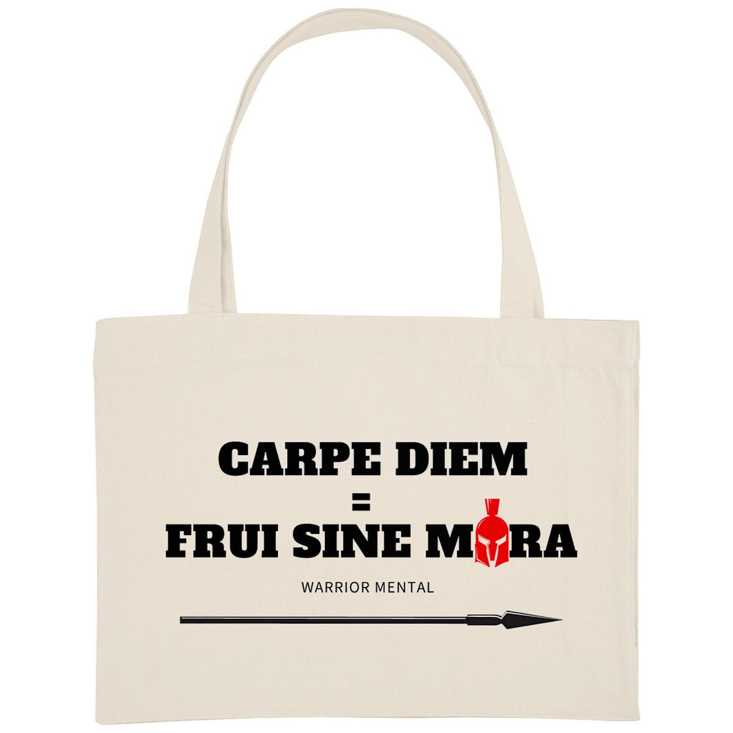 Shopping bag Coton BIO FSM Carpe Diem - FRUI SINE MORA