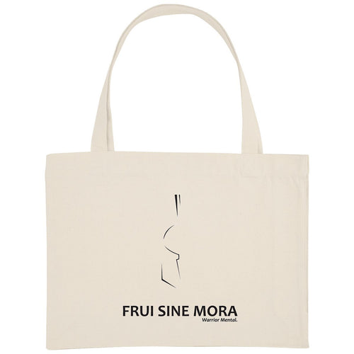 Shopping bag Coton BIO FSM Lignes Noires - FRUI SINE MORA