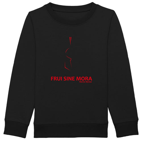 Sweat-shirt Enfant Bio MINI CHANGER Lignes Rouges - FRUI SINE MORA