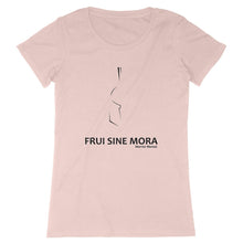 Charger l&#39;image dans la galerie, T-shirt Femme 100% Coton BIO EXPRESSER FSM Lignes Noires - FRUI SINE MORA
