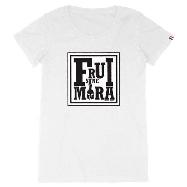 T-shirt Femme Made in France 100% Coton BIO FSM Cadre BW - FRUI SINE MORA