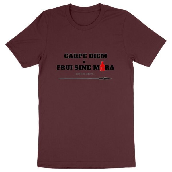 T-shirt Homme Col rond 100% Coton BIO TM042 FSM Carpe Diem - FRUI SINE MORA
