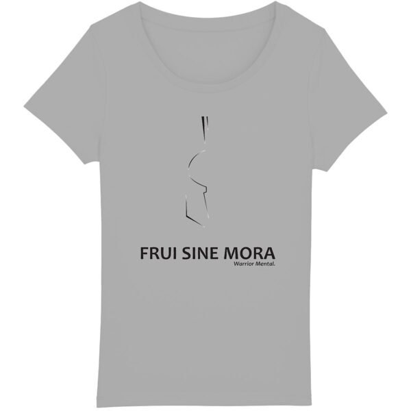 T-shirt Femme 100% Coton BIO TW043 FSM Lignes Noires - FRUI SINE MORA