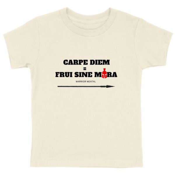T-shirt Enfant Coton bio MINI CREATOR FSM Carpe Diem - FRUI SINE MORA