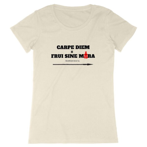 T-shirt Femme 100% Coton BIO EXPRESSER FSM Carpe Diem - FRUI SINE MORA