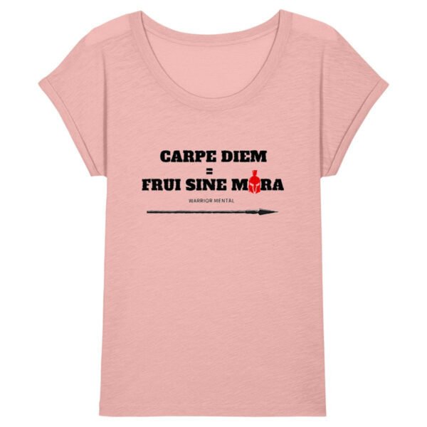 ROUNDER - T-shirt Slub Femme FSM Carpe Diem - FRUI SINE MORA