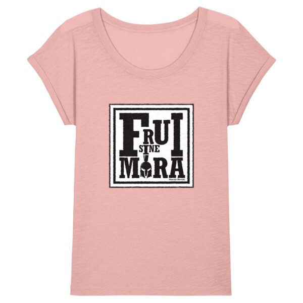 ROUNDER T-shirt Slub Femme FSM Cadre BW - FRUI SINE MORA