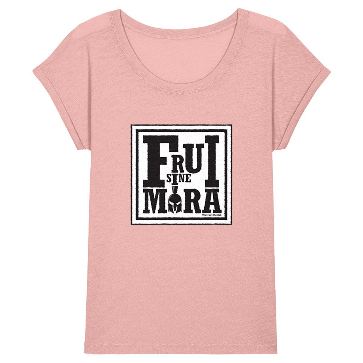 ROUNDER T-shirt Slub Femme FSM Cadre BW - FRUI SINE MORA