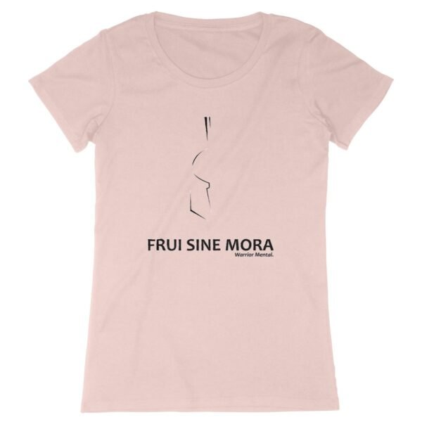 T-shirt Femme 100% Coton BIO EXPRESSER FSM Lignes Noires - FRUI SINE MORA